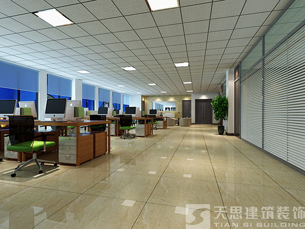 辦公室裝修前臺設(shè)計(jì)展現(xiàn)企業(yè)魅力